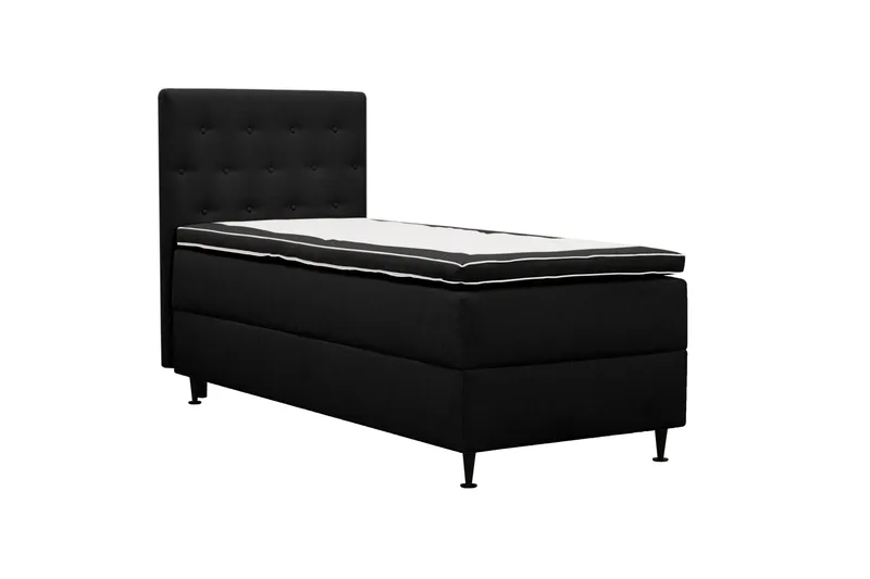 Hilton Plus Komplett sengepakke med oppbevaring 90x200 cm - Antrasitt - Møbler - Senger - Kontinentalsenger