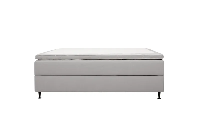 Hilton Plus Kontinentalseng med oppbevaring 140x200 cm - Grå - Møbler - Senger - Kontinentalsenger