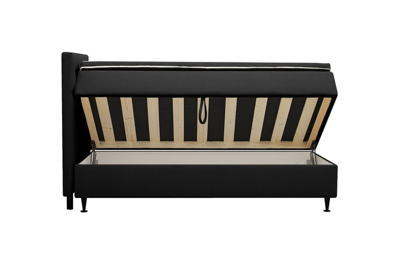 Hilton Plus Komplett sengepakke med oppbevaring 90x200 cm - Antrasitt - Møbler - Senger - Kontinentalsenger