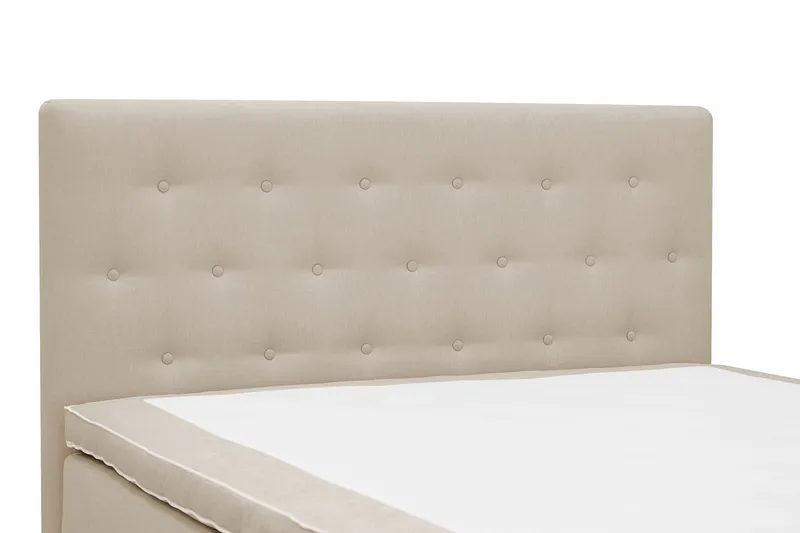 Hilton Plus Komplett sengepakke med oppbevaring 120x200 cm - Beige - Møbler - Senger - Kontinentalsenger