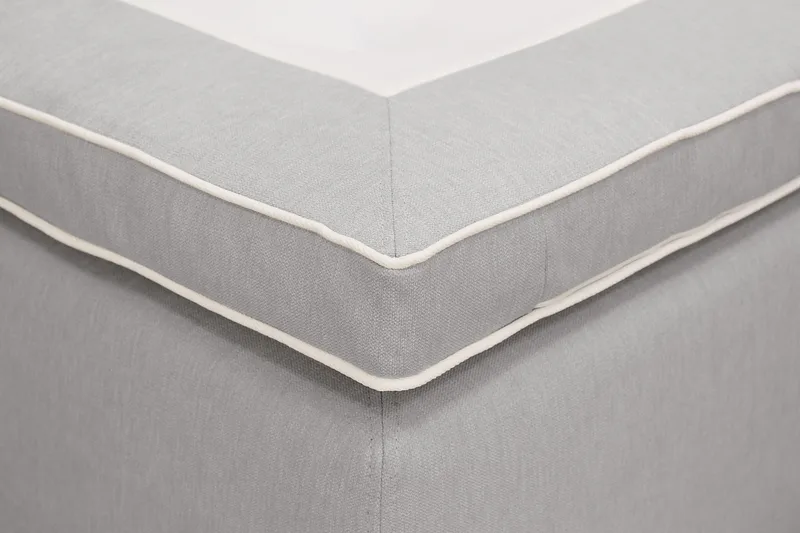 Hilton Plus Kontinentalseng med oppbevaring 160x200 cm - Grå - Møbler - Senger - Kontinentalsenger