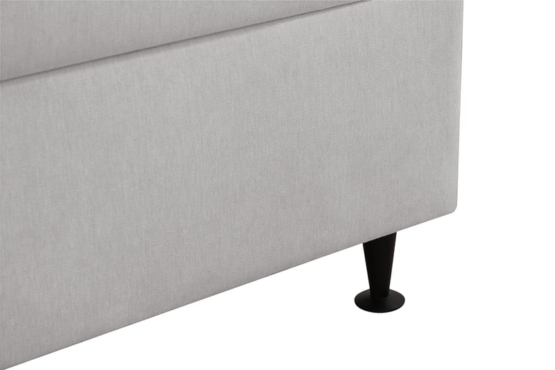 Hilton Plus Komplett sengepakke med oppbevaring 120x200 cm - Grå - Møbler - Senger - Kontinentalsenger