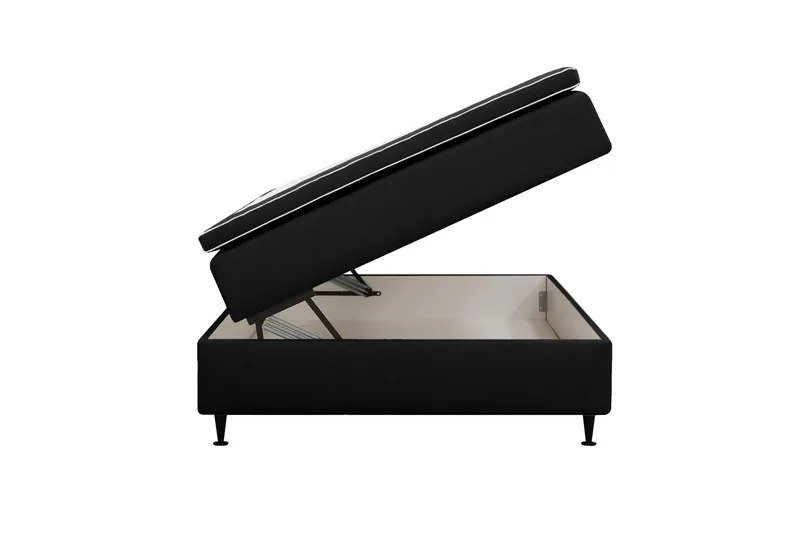 Hilton Plus Kontinentalseng med oppbevaring 140x200 cm - Antrasitt - Møbler - Senger - Kontinentalsenger