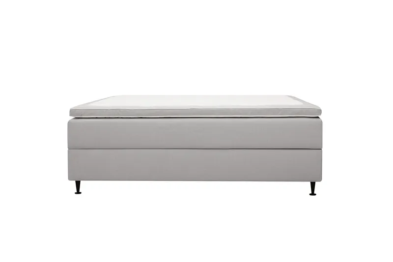 Hilton Plus Kontinentalseng med oppbevaring 160x200 cm - Grå - Møbler - Senger - Kontinentalsenger