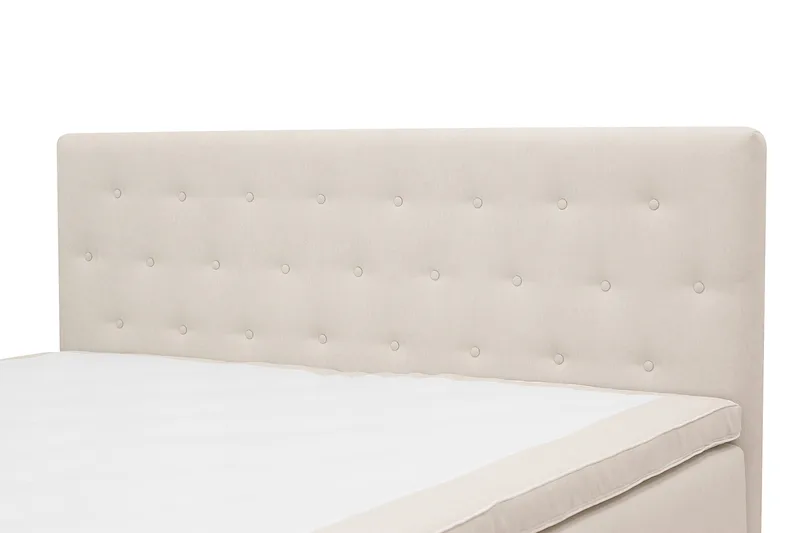 Hilton Plus Komplett sengepakke med oppbevaring 160x200 cm - Lys beige - Møbler - Senger - Kontinentalsenger