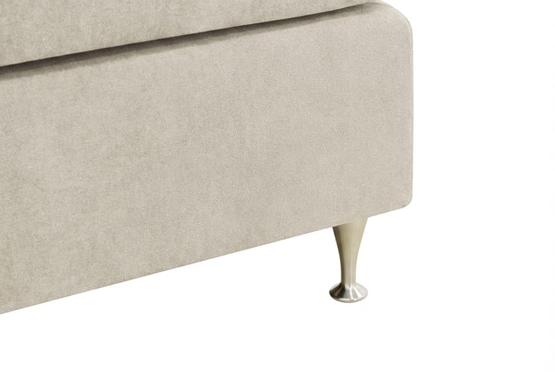 Hilton Premium kontinentalseng 180x200 cm - Beige stoff - Møbler - Senger - Kontinentalsenger