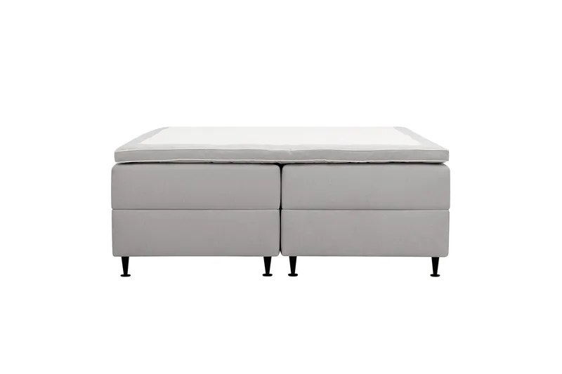 Hilton Plus Kontinentalseng med oppbevaring 160x200 cm - Grå - Møbler - Senger - Kontinentalsenger
