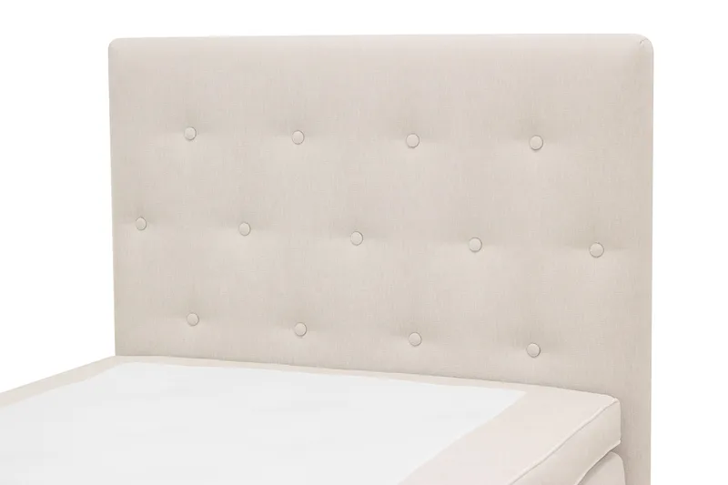 Hilton Plus Komplett sengepakke med oppbevaring 90x200 cm - Lys beige - Møbler - Senger - Kontinentalsenger