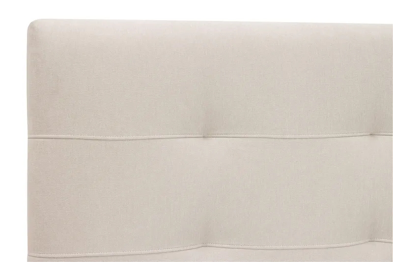 Hilton Premium Komplett Sengpakke 160x200 cm Kontinentalseng med Sengegavl - Beige Stoff - Møbler - Senger - Kontinentalsenger