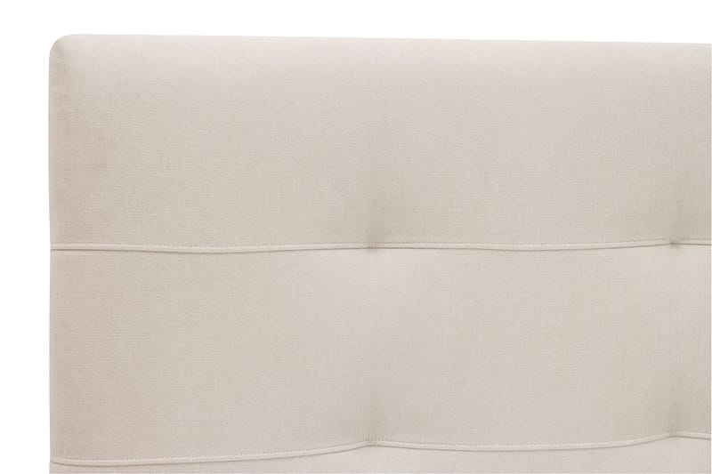 Hilton Premium Komplett Sengpakke 180x200 cm Kontinentalseng med Sengegavl - Beige Stoff - Møbler - Senger - Kontinentalsenger