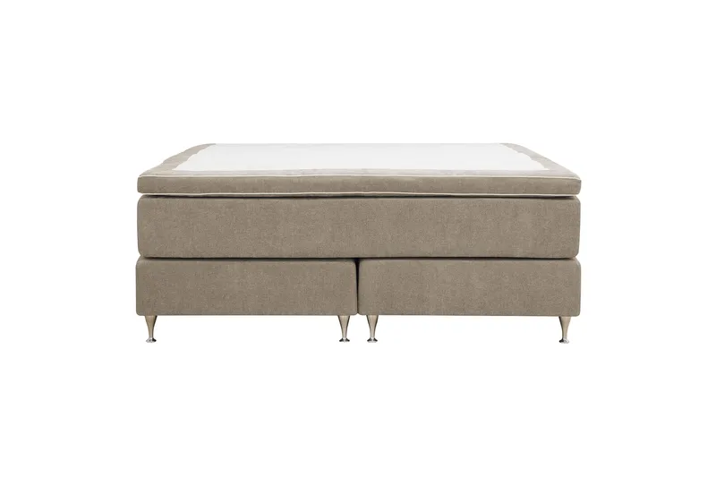 Hilton Premium kontinentalseng 180x200 cm - Lysebrunt stoff - Møbler - Senger - Kontinentalsenger