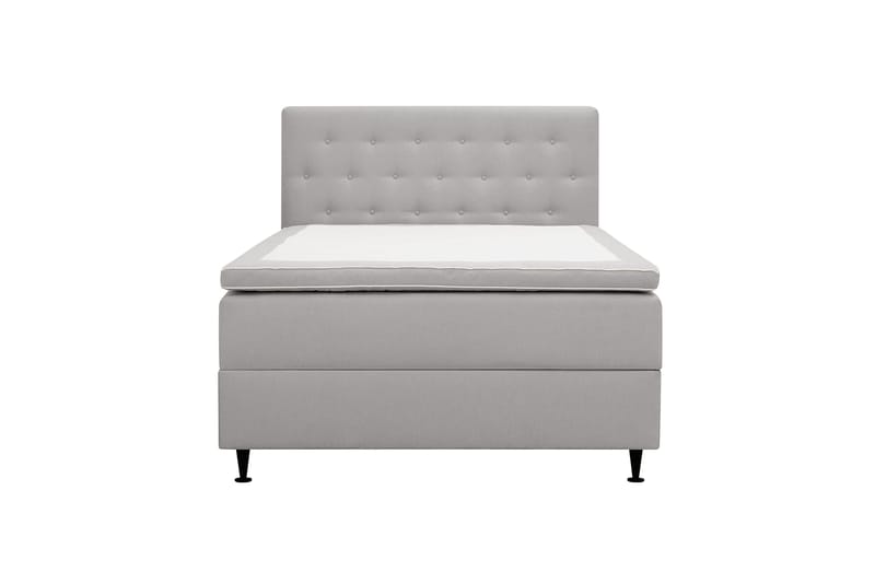 Hilton Plus Komplett sengepakke med oppbevaring 120x200 cm - Grå - Møbler - Senger - Kontinentalsenger