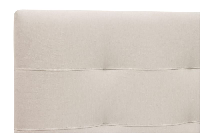 Hilton Premium Komplett Sengpakke 160x200 cm Kontinentalseng med Sengegavl - Beige Stoff - Møbler - Senger - Kontinentalsenger