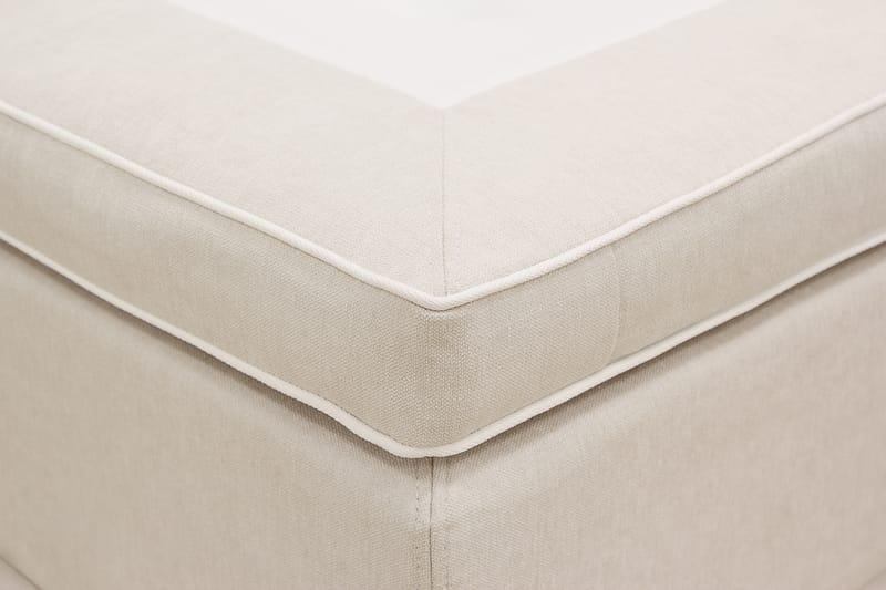 Hilton Premium Kontinentalseng 180x200 cm - Beige Stoff - Møbler - Senger - Kontinentalsenger