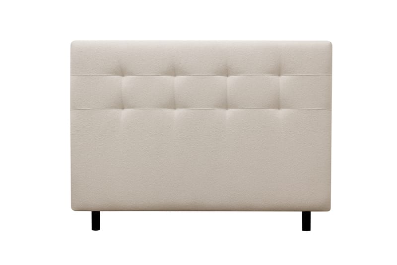 Hilton Premium Komplett Sengpakke 180x200 cm Kontinentalseng med Sengegavl - Beige Bouclé - Møbler - Senger - Kontinentalsenger