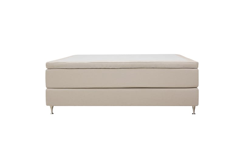 Hilton Premium Kontinentalseng 180x200 cm - Beige Bouclé - Møbler - Senger - Kontinentalsenger