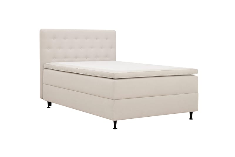 Hilton Plus Komplett sengepakke med oppbevaring 140x200 cm - Lys beige - Møbler - Senger - Kontinentalsenger