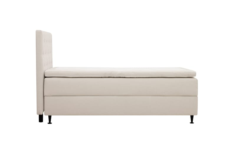 Hilton Plus Komplett sengepakke med oppbevaring 90x200 cm - Lys beige - Møbler - Senger - Kontinentalsenger