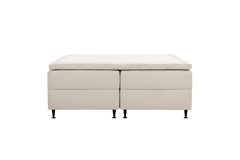 Hilton Plus Kontinentalseng med oppbevaring 160x200 cm, Lys beige