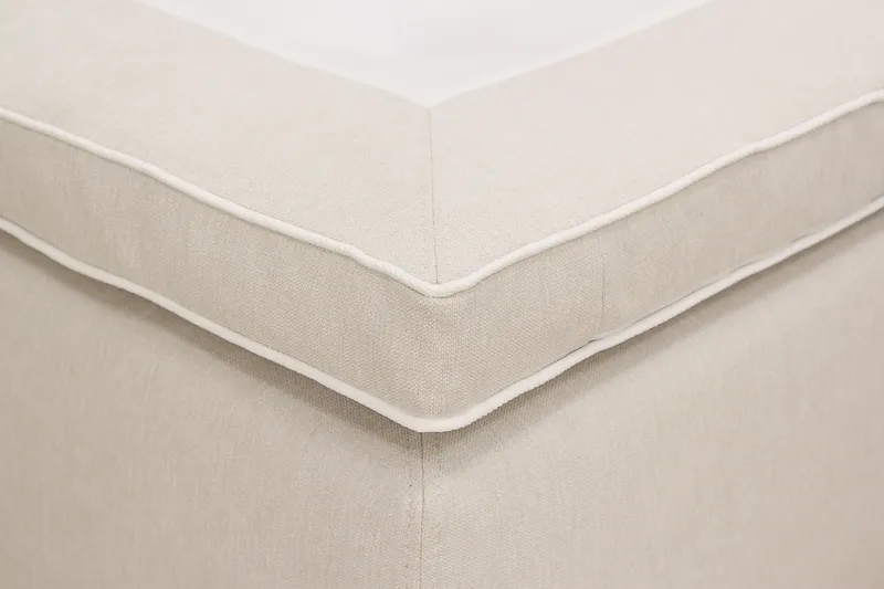 Hilton Plus Kontinentalseng med oppbevaring 140x200 cm - Lys beige - Møbler - Senger - Kontinentalsenger