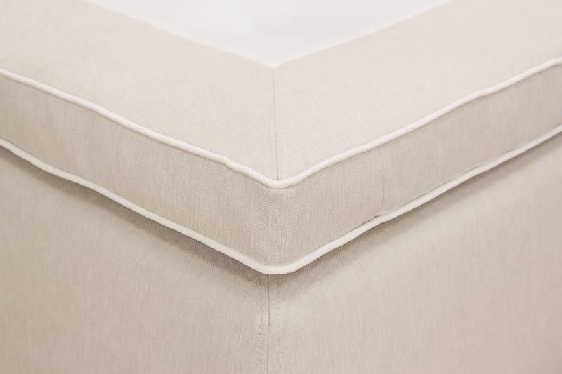Hilton Plus Kontinentalseng med oppbevaring 180x200 cm - Lys beige - Møbler - Senger - Kontinentalsenger