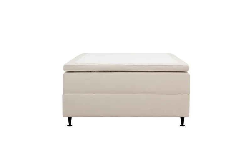 Hilton Plus Kontinentalseng med oppbevaring 140x200 cm, Lys beige