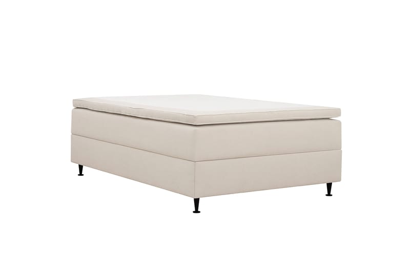 Hilton Plus Kontinentalseng med oppbevaring 120x200 cm - Lys beige - Møbler - Senger - Kontinentalsenger