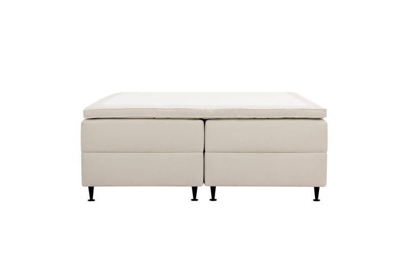 Hilton Plus Kontinentalseng med oppbevaring 160x200 cm, Lys beige