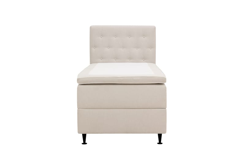 Hilton Plus Komplett sengepakke med oppbevaring 90x200 cm - Lys beige - Møbler - Senger - Kontinentalsenger