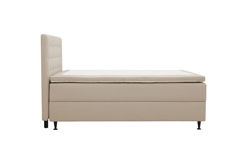 Hilton Plus Komplett sengepakke med oppbevaring 120x200 cm - Beige - Møbler - Senger - Kontinentalsenger