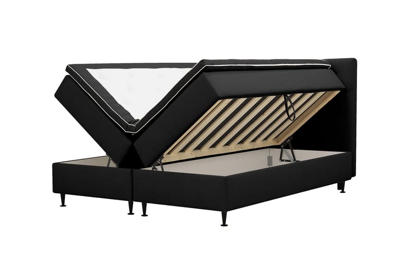 Hilton Plus Kontinentalseng med oppbevaring 160x200 cm - Antrasitt - Møbler - Senger - Kontinentalsenger