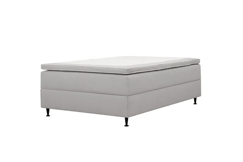 Hilton Plus Kontinentalseng med oppbevaring 140x200 cm - Grå - Møbler - Senger - Kontinentalsenger