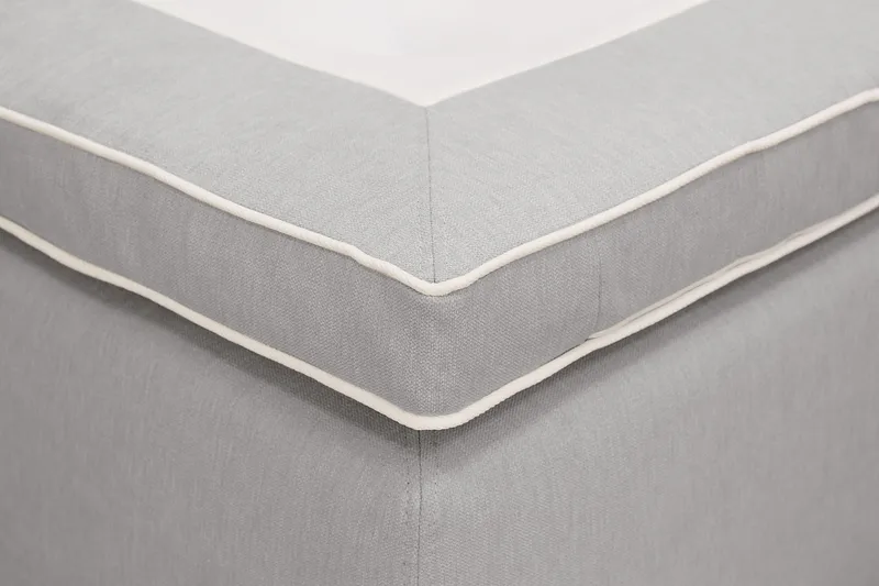 Hilton Plus Kontinentalseng med oppbevaring 120x200 cm - Grå - Møbler - Senger - Kontinentalsenger