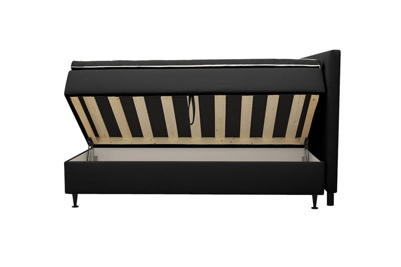 Hilton Plus Komplett sengepakke med oppbevaring 160x200 cm - Antrasitt - Møbler - Senger - Kontinentalsenger