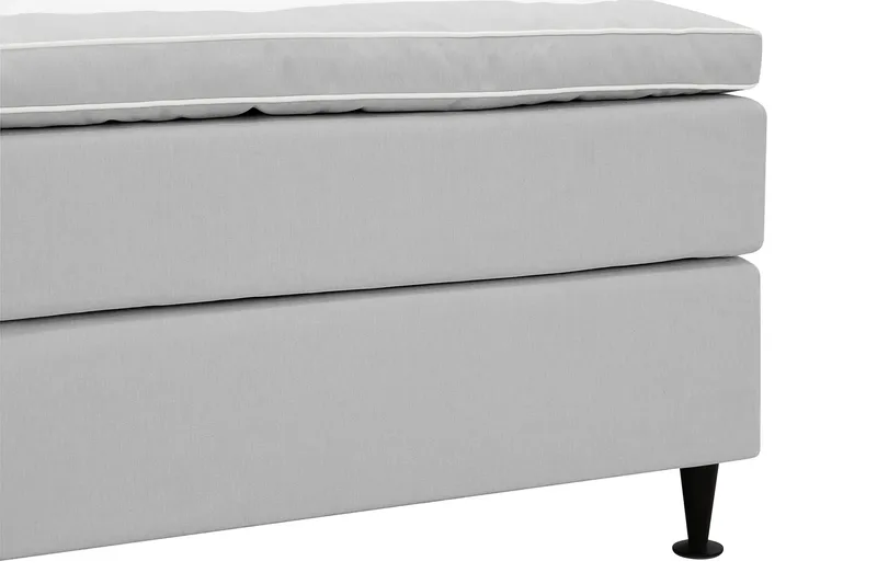 Hilton Plus Komplett Sengepakke 180x200 cm - Grå - Møbler - Senger - Komplett sengepakke