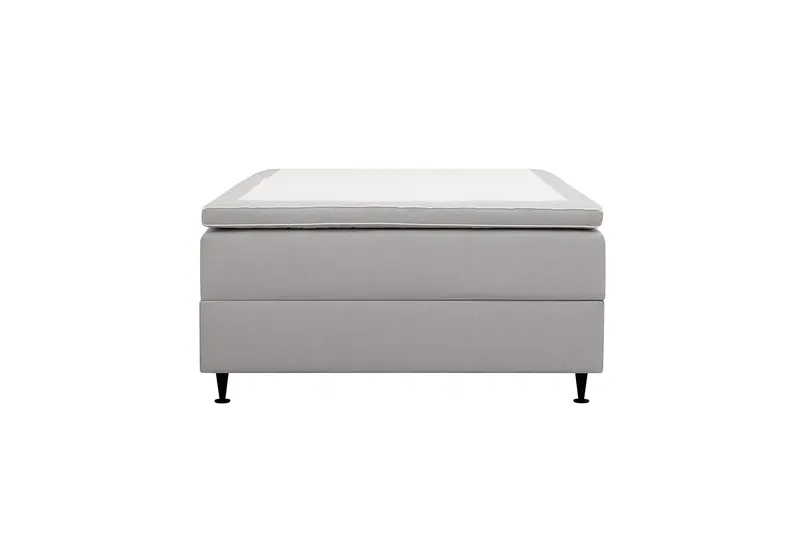Hilton Plus Kontinentalseng med oppbevaring 140x200 cm - Grå - Møbler - Senger - Kontinentalsenger