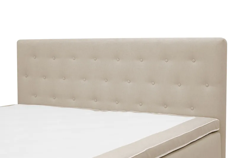 Hilton Plus Komplett sengepakke med oppbevaring 180x200 cm - Beige - Møbler - Senger - Kontinentalsenger