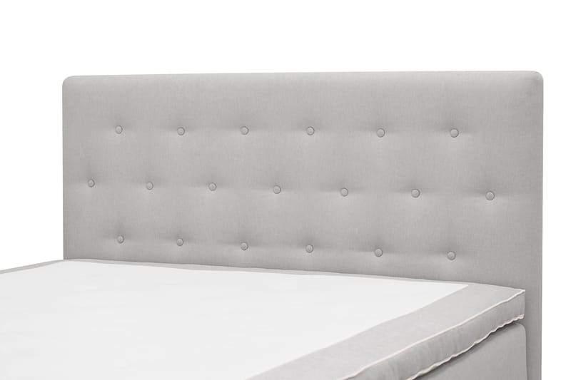 Hilton Plus Komplett sengepakke med oppbevaring 140x200 cm - Grå - Møbler - Senger - Kontinentalsenger