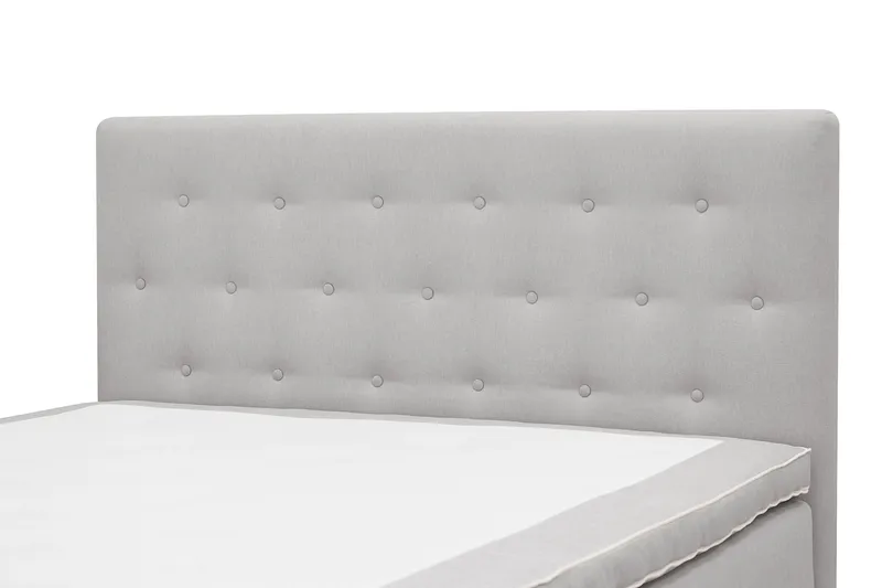 Hilton Plus Kontinentalseng med oppbevaring 120x200 cm - Grå - Møbler - Senger - Kontinentalsenger