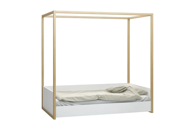 4YOU Seng 49x020 cm Hvit / Tre / Natur - VOX - Møbler - Senger - Himmelseng