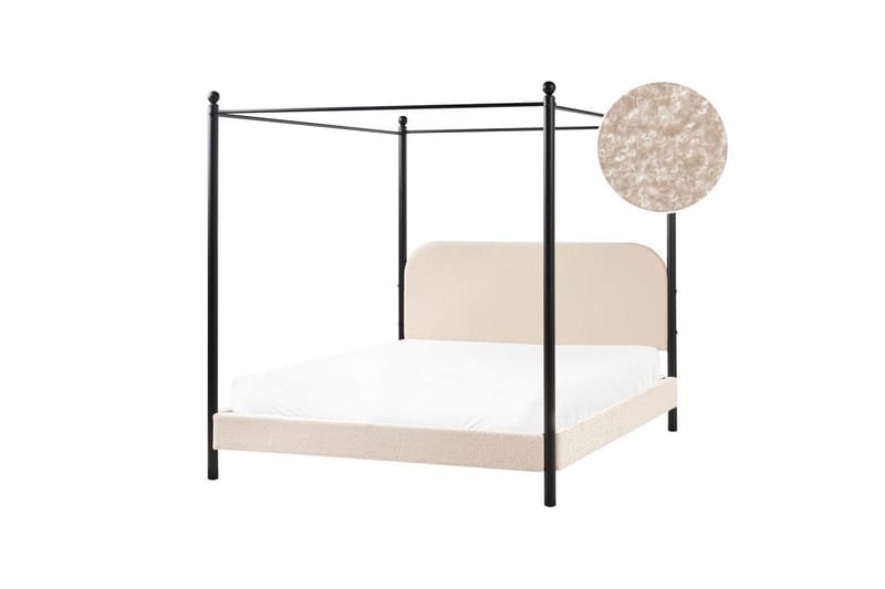 Himmelseng Dannemois - Beige, svart, 160x200 cm - Møbler - Senger - Himmelseng