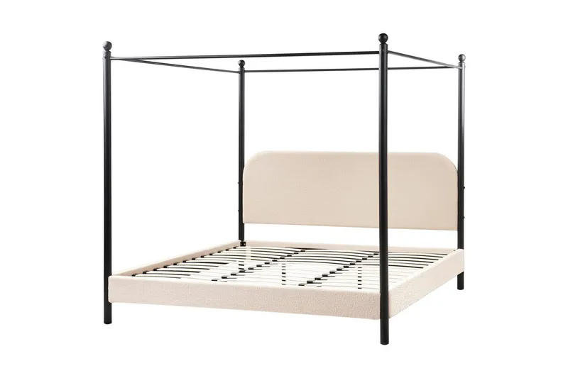 Himmelseng Dannemois - Beige, svart, 180x200 cm - Møbler - Senger - Himmelseng