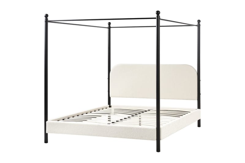 Himmelseng Dannemois, Hvit, Svart, 160x200 cm