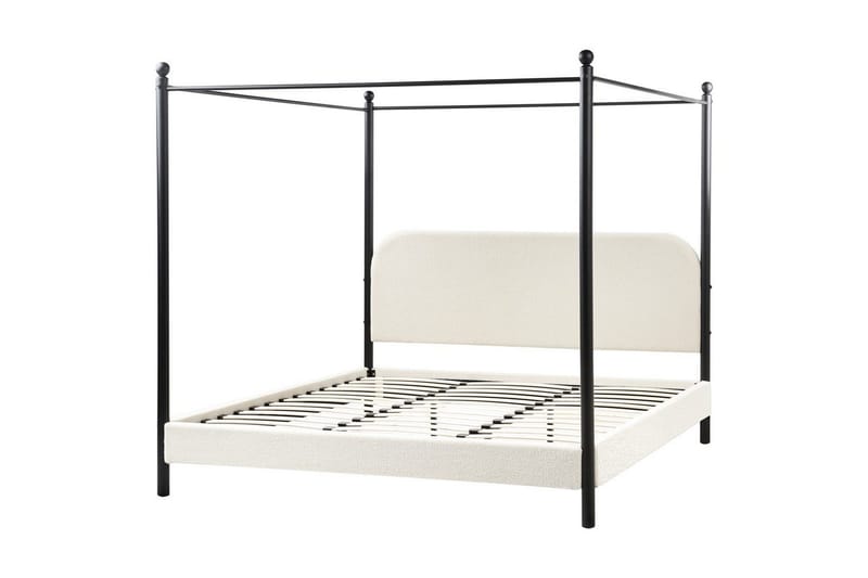 Himmelseng Dannemois, Hvit, Svart, 180x200 cm