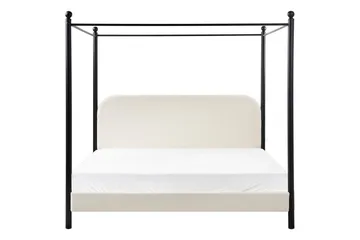 Himmelseng Dannemois - Hvit, Svart, 180x200 cm - Møbler - Senger - Himmelseng