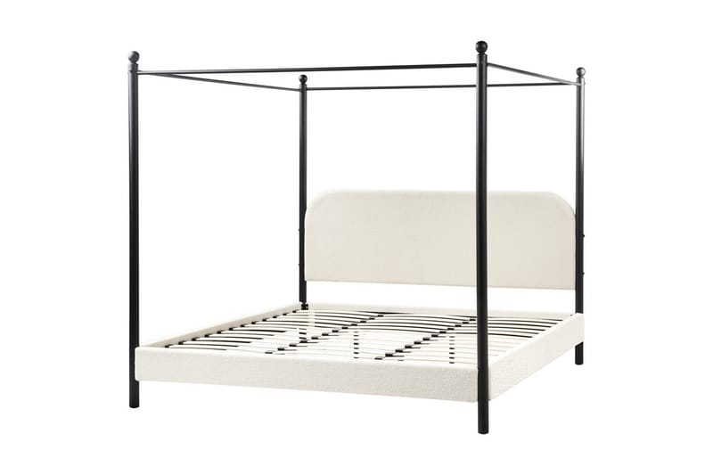 Himmelseng Dannemois, Hvit, Svart, 180x200 cm