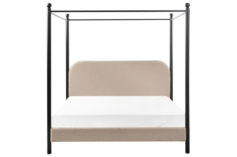 Himmelseng Dannemois - Taupe, svart, 160x200 cm - Møbler - Senger - Himmelseng