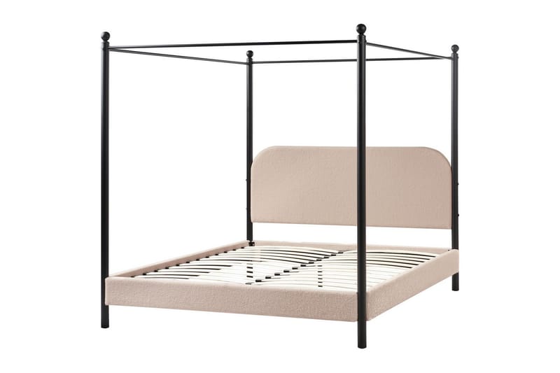 Himmelseng Dannemois - Taupe, svart, 160x200 cm - Møbler - Senger - Himmelseng