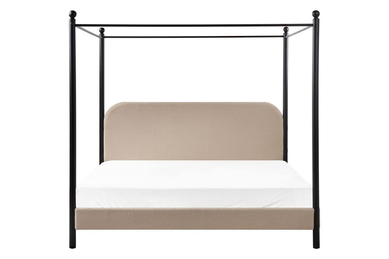 Himmelseng Dannemois - Taupe, svart, 180x200 cm - Møbler - Senger - Himmelseng