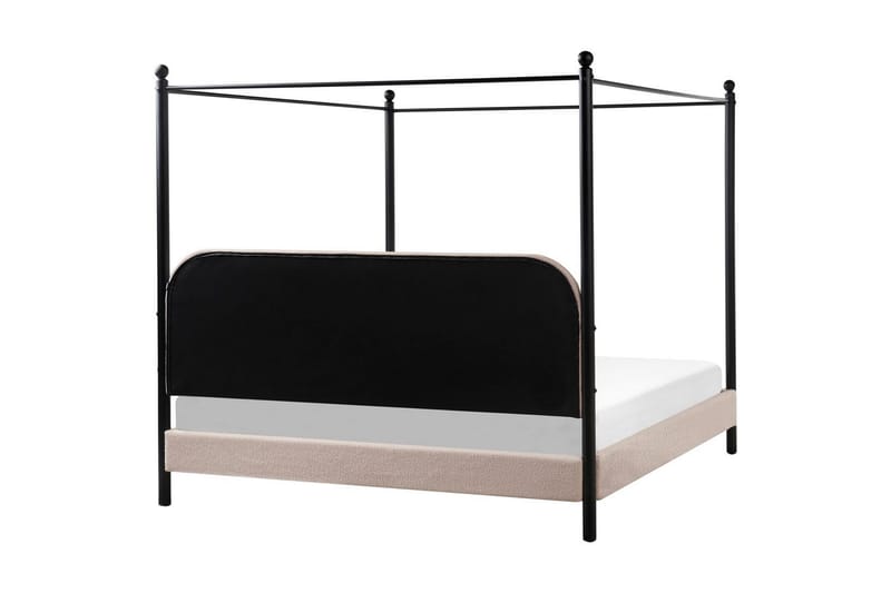 Himmelseng Dannemois - Taupe, svart, 180x200 cm - Møbler - Senger - Himmelseng